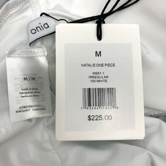 Onia One-Piece Swimsuit M Natalie Cutout Strapless - Picture 6 of 7